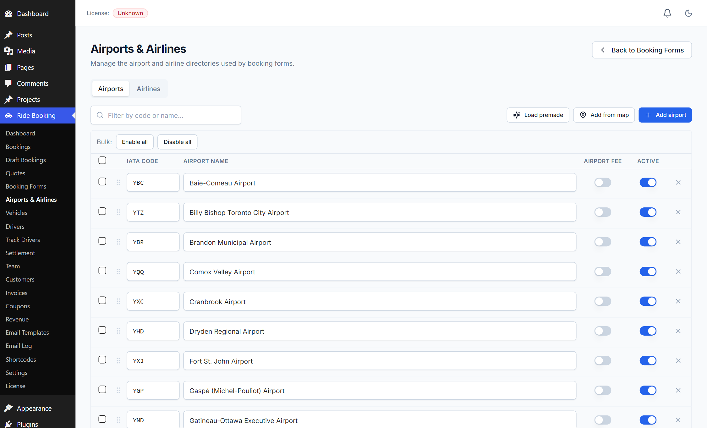 Airports & Airlines