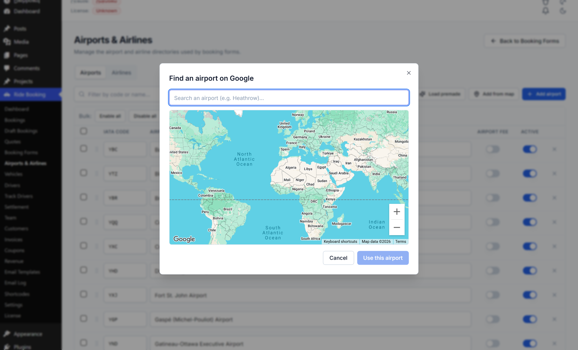 Add from map